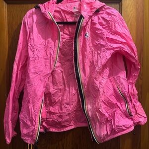 K-Way Pink Windbreaker Jacket